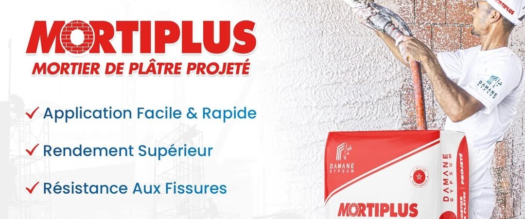 Mortier de Plâtre Projeté Casablanca
