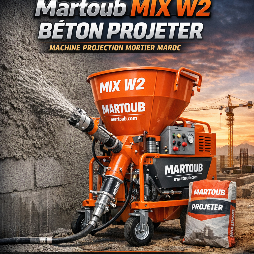 Martoub MIX W2 Béton Projeter Maroc